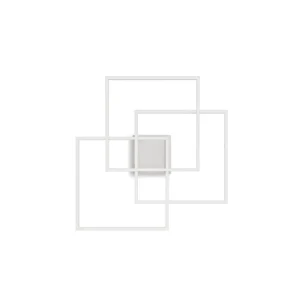 Griestu lampa FRAME PL QUADRATO BIANCO 2700K