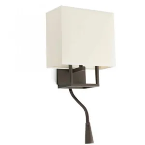 Sienas lampa VESPER White-Brown