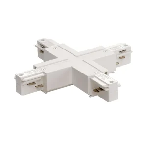 X - formos jungtis X-CONNECTOR for Eutrac 240V 3-phase surface-mounted track