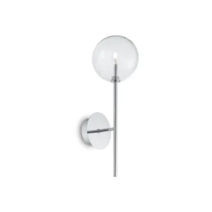 Sienas lampa EQUINOXE AP1 Chrome