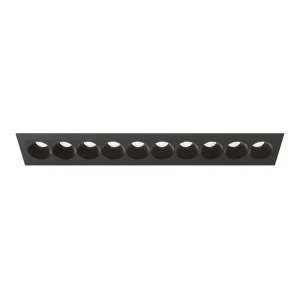 Z05554-20.38.30.BK "RISE 10" Recessed linear light LED 20W BLACK