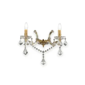 Sienas lampa FLORIAN AP2 Gold
