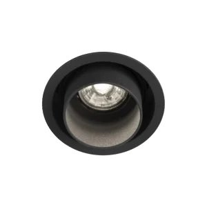 Iebūvējama lampa DAISY Black 83 mm