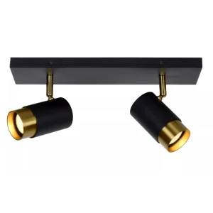 Griestu lampa FLORIS black