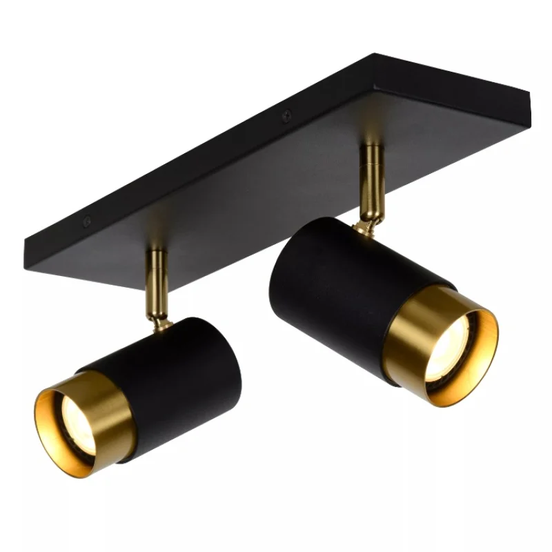 Griestu lampa FLORIS black