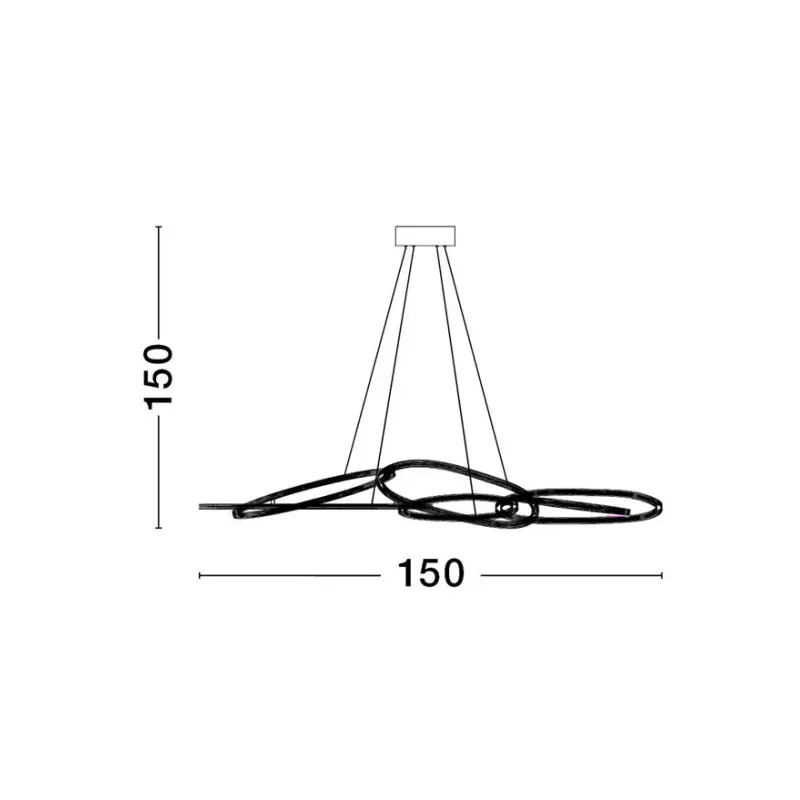 Piekaramā lampa 9289083 NUDOS