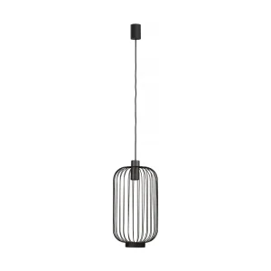 Piekaramā lampa 6844 CAGE BLACK I ZWIS