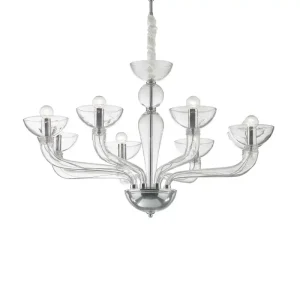 Lustra CASANOVA SP8 Transparent
