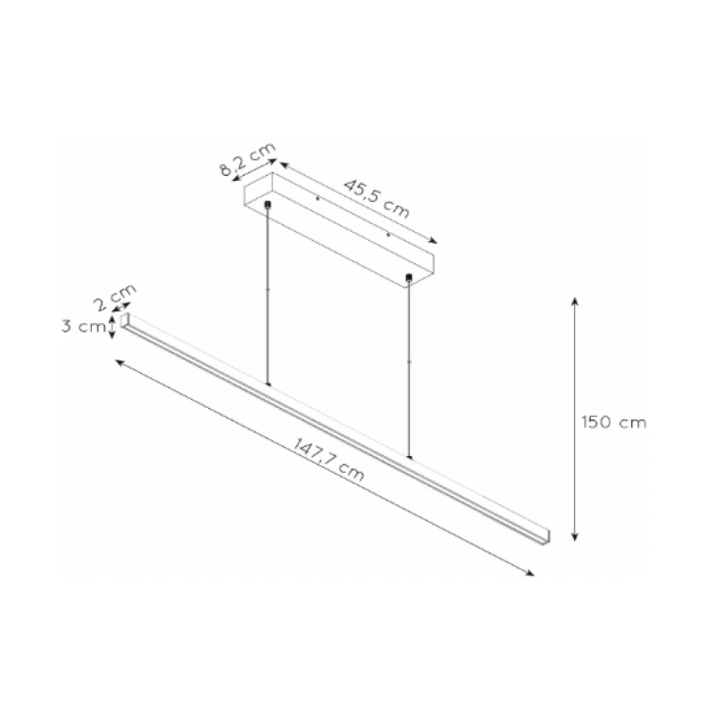 Piekaramā lampa SIGMA WH