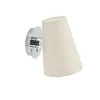 Sienas lampa LUPE Chrome-Beige