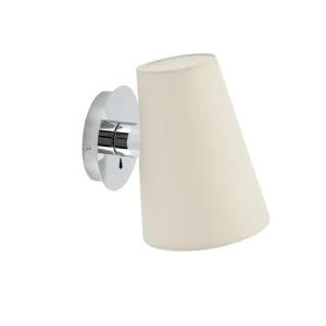 Sienas lampa LUPE Chrome-Beige