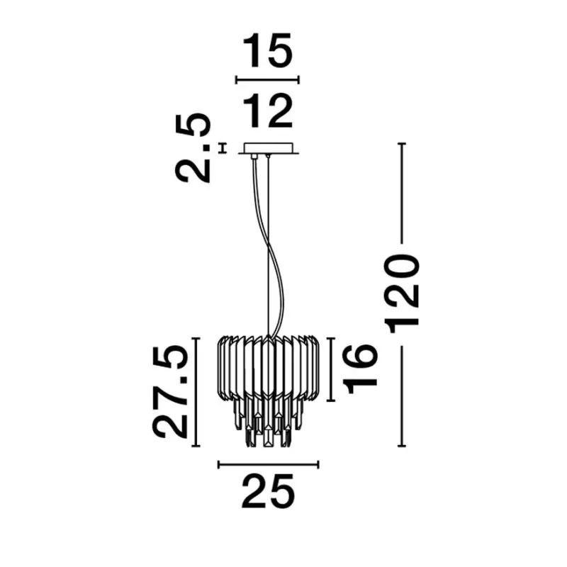 Piekaramā lampa 9824071 MAGNOLIA
