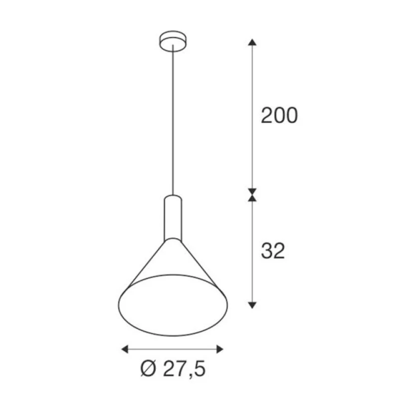 Piekaramā lampa - PHELIA Ø 27,5 см