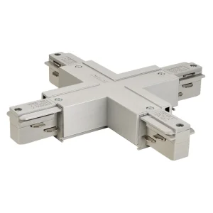 X - formos jungtis X-CONNECTOR for Eutrac 240V 3-phase surface-mounted track