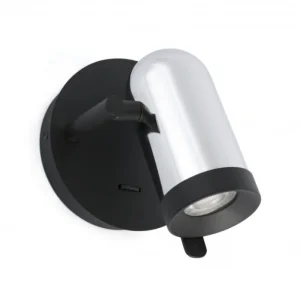 Sienas lampa ORLEANS Black/ Chrome