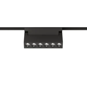 Z2935-6.24.30.BK 6W SPOT LENSE BLACK 48V gaismekļis magnētiskai sistēmai Z2000
