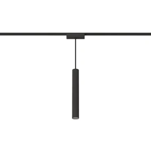 Z3060-7.24.30.BK "ECHO" 7W CYLINDER SUSPENDED BLACK 48V for magnetic system LITE Gaismas ķermenis