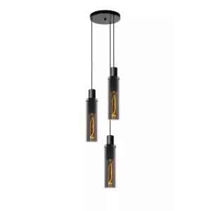 Piekaramā lampa ORLANDO Smoke Grey