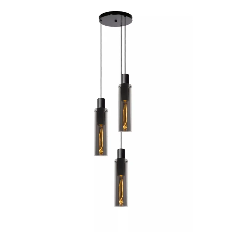 Piekaramā lampa ORLANDO Smoke Grey