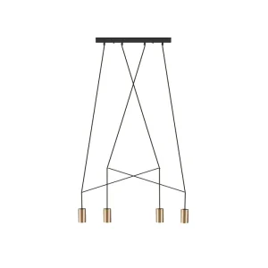 Piekaramā lampa 7957 IMBRIA SOLID BRASS IV LISTWA