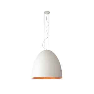 Piekaramā lampa 10325 EGG XL WHITE-COPPER