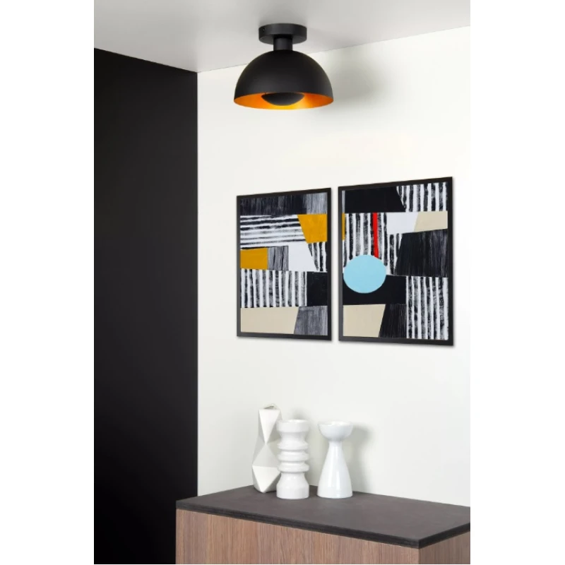 Griestu lampa SIEMON Black