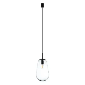 Piekaramā lampa 7798 PEAR BLACK M