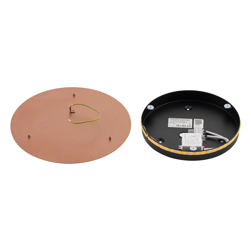 Sienas lampa 10347 RING LED COPPER M