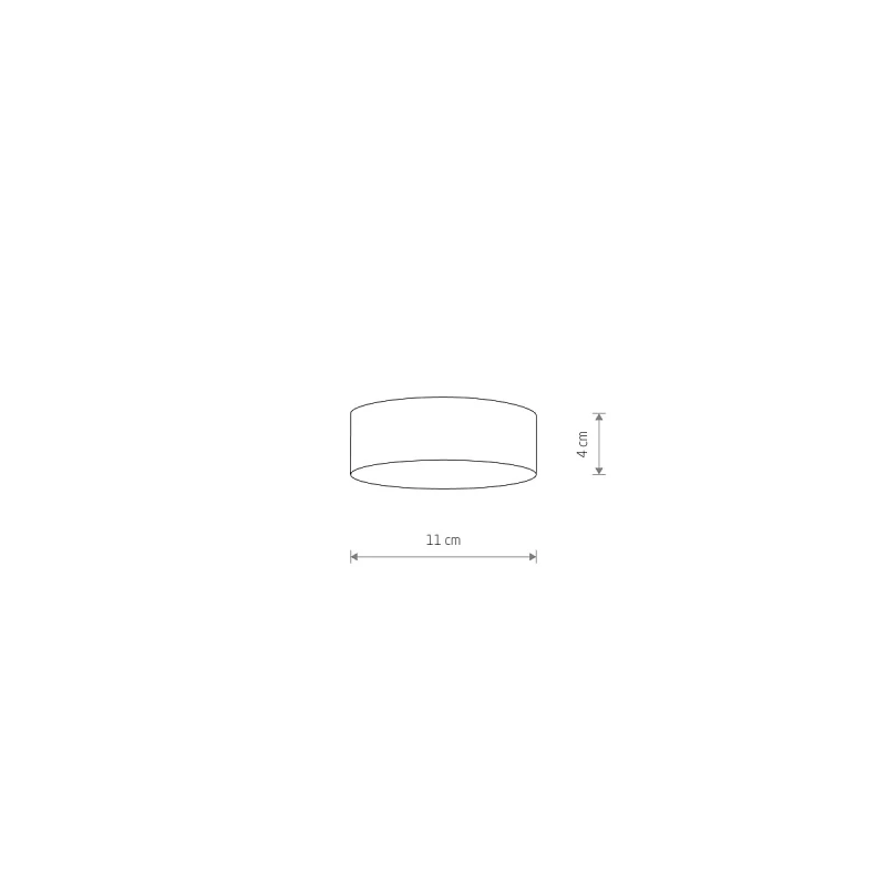 Griestu lampa 10411 LID ROUND LED 15W 4000K WHITE