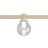 Z4056-5.OP.30.BR "FROST" 5W BALL TRANSPARENT BRASS 48V for magnetic system LUMA Gaismas ķermenis