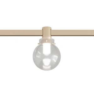 Z4056-5.OP.30.BR "FROST" 5W BALL TRANSPARENT BRASS 48V for magnetic system LUMA Gaismas ķermenis
