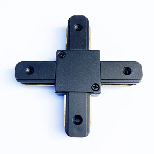 Z11229.XCC.BK 1PHASE X CORNER CONNECTOR BLACK