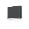Sienas lampa ADAY Dark Grey