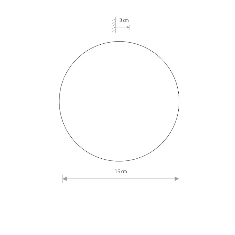 Sienas lampa 12656 RING LED BEIGE S