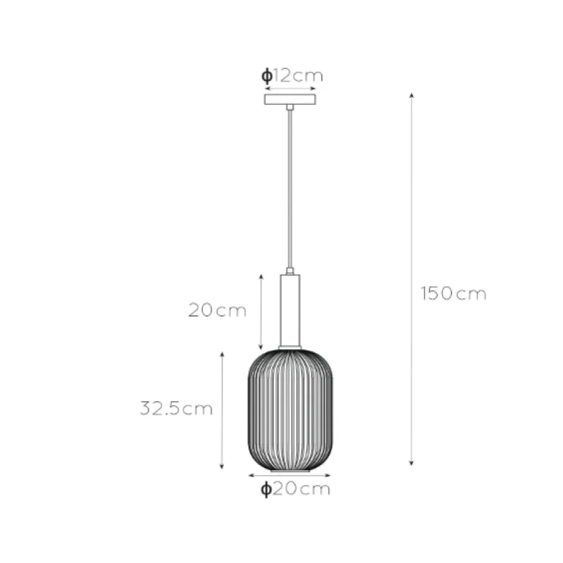 Piekaramā lampa MALOTO Amber