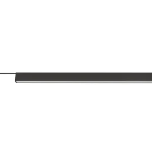 Z1040-16.OP.30.BK "FLAT" 16W OPAL LINE SURFACE 3000K BLACK 24V for magnetic system MICRO