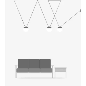 Piekaramā lampa MINE SPACE Grey
