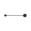 Sienas lampa 7805 ORBIT BLACK I KINKIET M