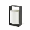 Galda lampa LULA-P black - white