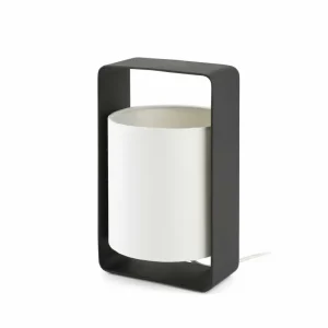 Galda lampa LULA-P black - white