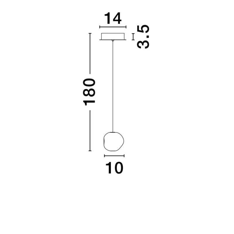 Piekaramā lampa 9511011 IFOS