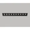 Z08736-20.45.30.BK "LOOM R 10" 20W RECESSED LENSE BLACK 3000K Gaismas ķermenis