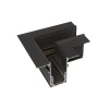 Z2000-48.TR.HC.BK HORIZONTAL CORNER TRIMLESS BLACK for magnetic system EDGE