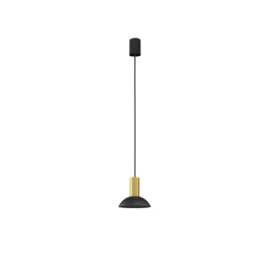 Piekaramā lampa 8194 HERMANOS C BLACK/SOLID BRASS