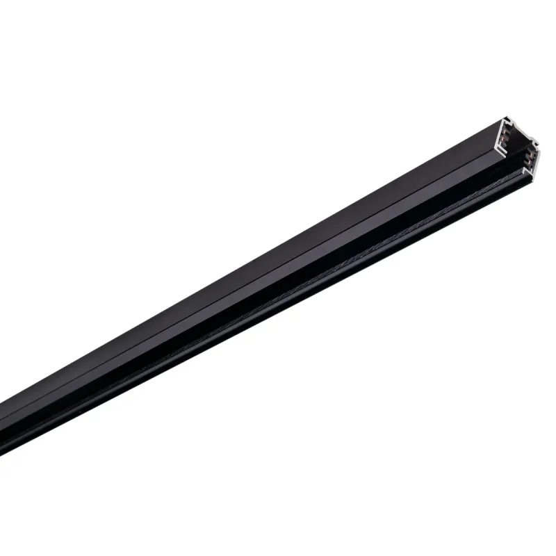 Sliežu sistēma EUTRAC 3-PHASE SURFACE-MOUNTED TRACK BLACK 300M
