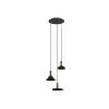 Piekaramā lampa 8030 HERMANOS III BLACK/SOLID BRASS