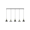 Piekaramā lampa 8032 HERMANOS V BLACK/SOLID BRASS