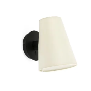 Sienas lampa LUPE Black-Beige
