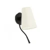 Sienas lampa LUPE Black-Beige