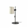 Galda lampa GUADALUPE Black-Beige